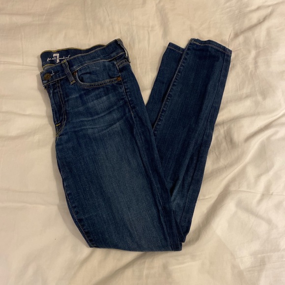 7 for all man kind skinny jeans - Picture 1 of 4